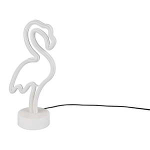 Biela LED stolová lampa (výška 29 cm) Flamingo - Trio vyobraziť