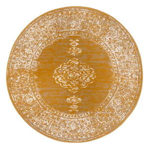 Žltý/oranžový okrúhly koberec ø 160 cm Méridional - Hanse Home vyobraziť