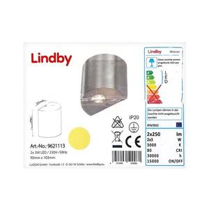 Lindby Lindby - LED Nástenné svietidlo LAREEN 2xLED/3W/230V vyobraziť