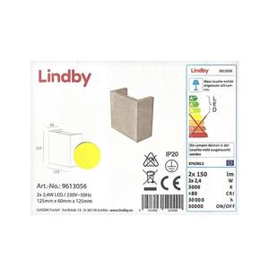 Lindby Lindby - LED Nástenné svietidlo YVA 2xLED/2, 4W/230V vyobraziť
