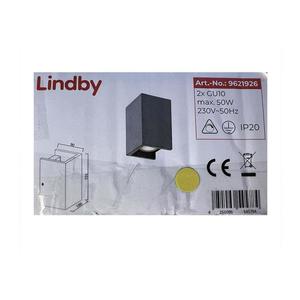 Lindby Lindby - Nástenné svietidlo GERDA 2xGU10/50W/230V vyobraziť