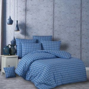 BedTex Bavlnené obliečky Snorri modrá, 220 x 200 cm, 2 ks 70 x 90 cm vyobraziť