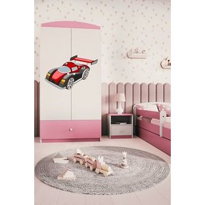 Detská skriňa Babydreams 90 cm formula ružová vyobraziť