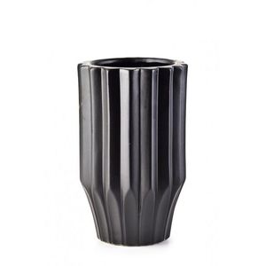 Keramická váza YVONNE 20 cm čierna vyobraziť