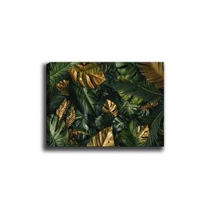 Obraz GREEN AND GOLD LEAVES 70 x 100 cm vyobraziť