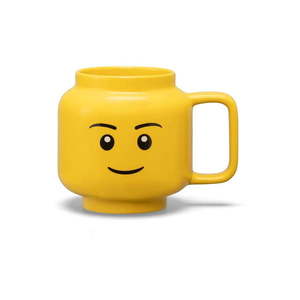 Žltý keramický detský hrnček 530 ml Head - LEGO® vyobraziť