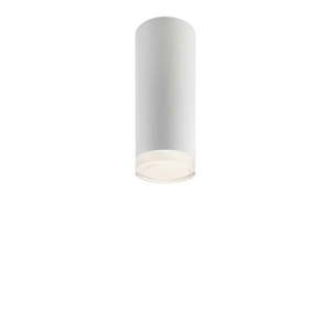 Biele stropné svietidlo so skleneným tienidlom - LAMKUR vyobraziť