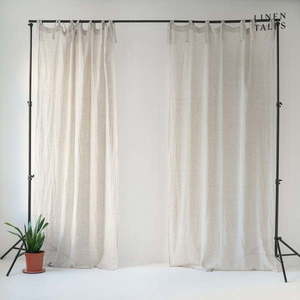 Krémová záclona 130x200 cm Daytime - Linen Tales vyobraziť