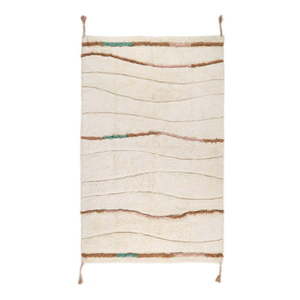 Krémovobiely umývateľný koberec 100x150 cm Serena - Nattiot vyobraziť