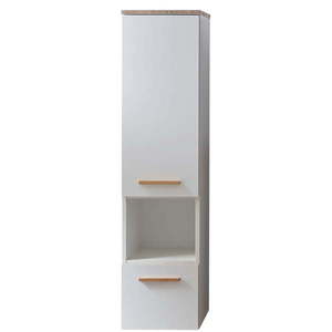 Biela vysoká závesná kúpeľňová skrinka 30x123 cm Set 931 - Pelipal vyobraziť