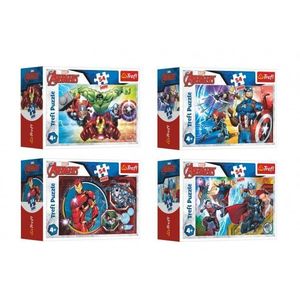 Minipuzzle avengers- hrdinovia, 54 dielikov v krabičke vyobraziť