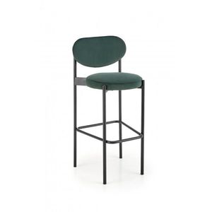 Barová stolička H108 Halmar Tmavo zelená vyobraziť