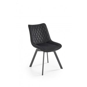 Otočná jedálenská stolička K520 Halmar Čierna vyobraziť