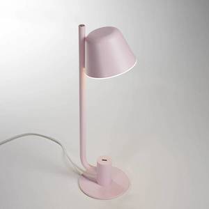 Prandina Prandina Bima T1 USB stolová LED lampa, ružová vyobraziť