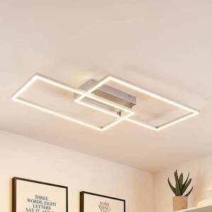 Lucande Lucande Muir LED stropná lampa, obdĺžniky, CCT vyobraziť