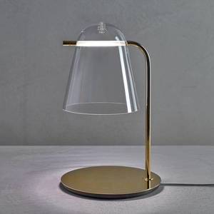 Prandina Prandina Sino T3 stolová LED lampa číra/zlatá vyobraziť