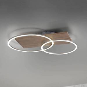 Q-Smart-Home Paul Neuhaus Q-AMIRA stropné LED svietidlo, zlaté vyobraziť