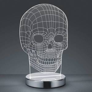 Reality Leuchten Farba svetla prepínateľná stolná LED lampa Skull vyobraziť