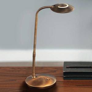 Steinhauer So stmievačom – stojaca LED lampa Zenith bronz vyobraziť