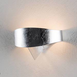 Selène Strieborné dizajnové nástenné svietidlo Scudo vyobraziť