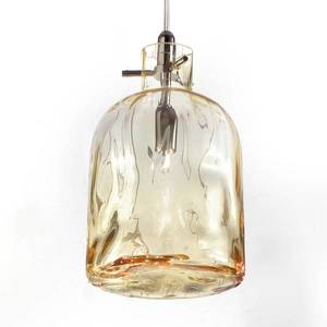 Selène Dizajnová závesná lampa Bossa Nova 15 cm jantárová vyobraziť