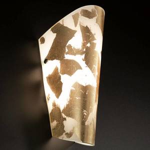 Selène Príjemné nástenné svietidlo Bloom white-gold leaf vyobraziť