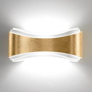 Selène Nástenné LED Ionica z ocele dekór lístkové zlato vyobraziť