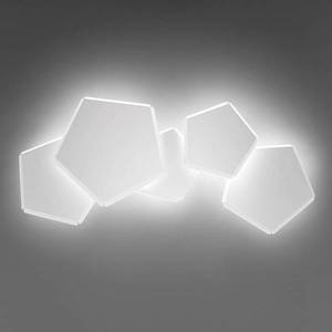 Selène Nástenné LED svietidlo Pleiadi v bielej, 5-pl. vyobraziť