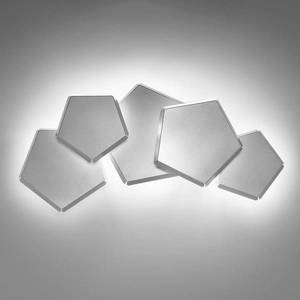Selène Nástenné LED svietidlo Pleiadi v striebornej 5-pl. vyobraziť
