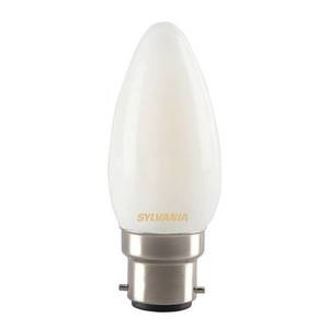 Sylvania LED sviečková žiarovka B22 4, 5W 827 matná vyobraziť