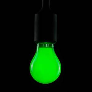 Segula E27 2W LED žiarovka, zelená, stmievateľná vyobraziť