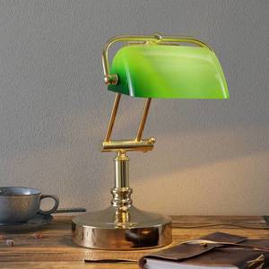 Sea-Club Bankárska lampa Steve so zeleným skleneným tienidlom vyobraziť