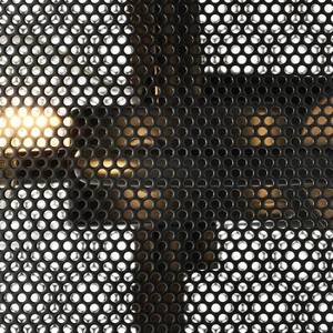 Searchlight Stropné svietidlo Fishnet z kovu v čiernom vyobraziť