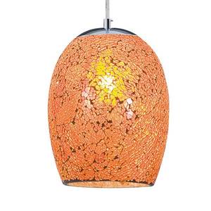 Searchlight Závesná lampa Crackle v chrómovo-oranžovej vyobraziť
