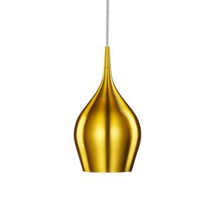 Searchlight Závesná lampa Vibrant Ø 12 cm, zlatá vyobraziť