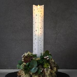 Sirius LED sviečka Sara Kalendár, biela/romantická, výška 29 cm vyobraziť