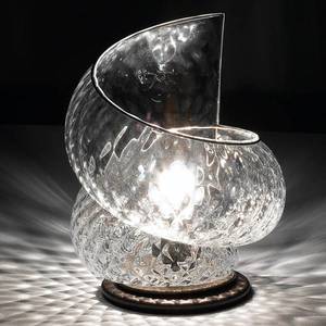 Siru Stolná lampa Chiocciola s čírym sklom vyobraziť