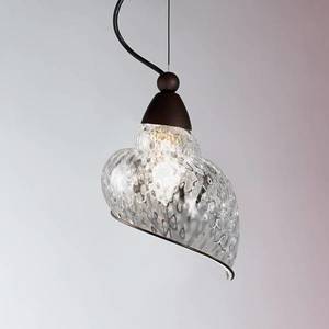 Siru Závesná lampa Chiocciola číre sklenené tienidlo vyobraziť