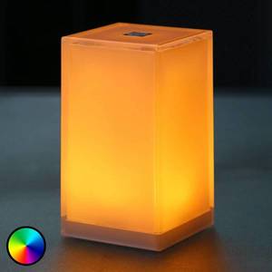 Smart&Green Prenosná stolová lampa Cub, ovládaná aplikáciou, RGBW vyobraziť