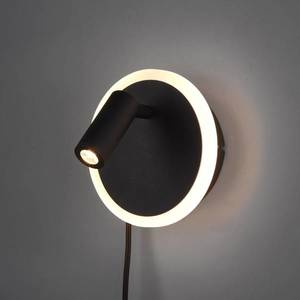 Trio Lighting Nástenná LED lampa Jordan, 2 zdroje, čierna farba vyobraziť