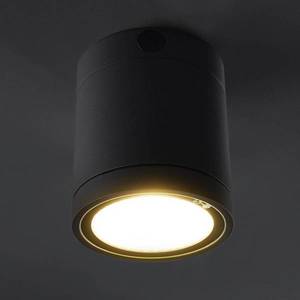 Heitronic Stropné LED svietidlo Negro do exteriéru vyobraziť
