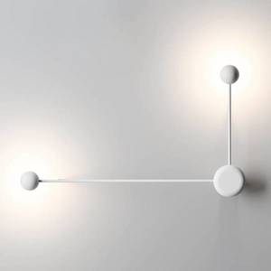 Vibia Vibia Pin – 2-plameňové nástenné LED svetlo biele vyobraziť