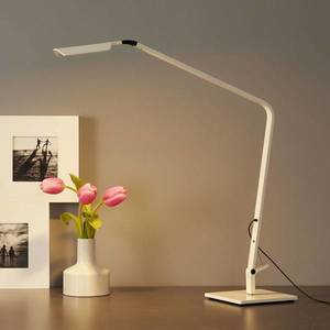 Vibia Vibia Flex – stolná LED lampa, lesklá biela vyobraziť