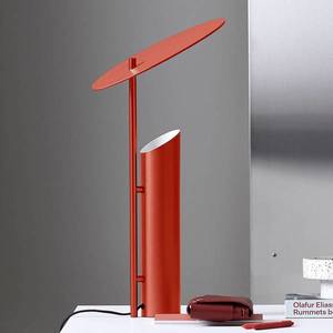 Verpan Stolná lampa VERPAN Reflect, červená vyobraziť