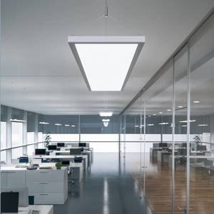 Waldmann Závesné LED IDOO do kancelárie 49 W, biele vyobraziť