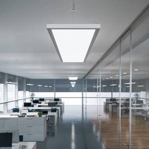 Waldmann Závesné LED IDOO do kancelárie 49 W, striebro vyobraziť