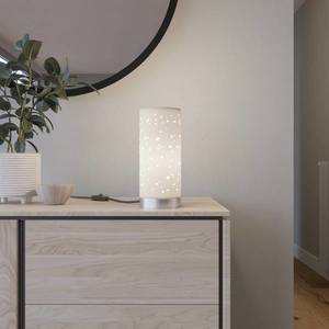 Lindby Lindby Smart stolová lampa Alwine v tvare valca vyobraziť
