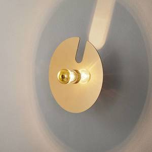 Wever & Ducré Lighting WEVER & DUCRÉ Mirro 1.0 nástenné 30cm čierne/zlaté vyobraziť