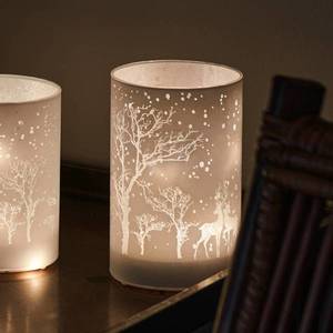 Sirius LED dekoratívna sviečka Ava, sada 2 ks, 12 cm, motív jeleňa vyobraziť