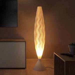 Tagwerk Stojaca lampa Koral z biomateriálu, linen, 115 cm vyobraziť